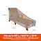 Modern Leisure Monterey Patio Day Chaise Lounge Cover, 66 in. L x 35.5 in. W x 33 in. H, Beige 2909 - alternate 6